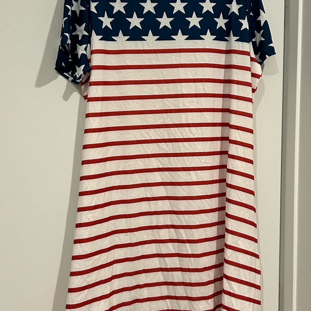 Women’s Patriotic Sundress - Picture 2 of 4